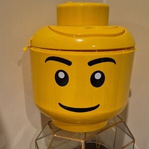 LEGO Bright Yellow Smiling Head Container